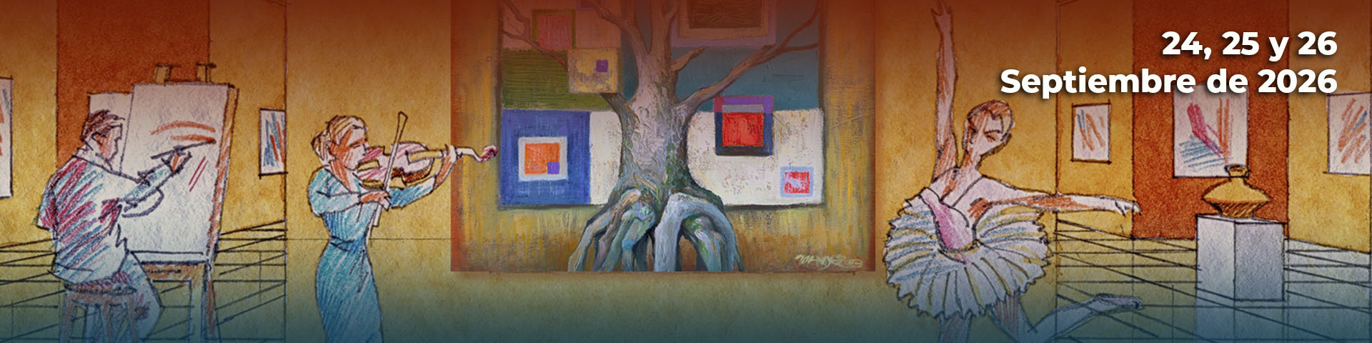 Banner Principal II Congreso Internacional de Investigación en Educación y Arte