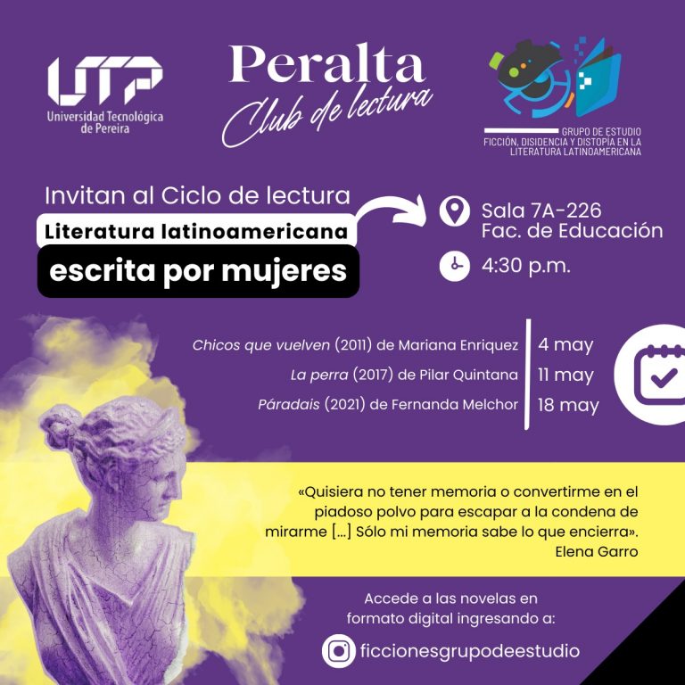 Participa del ciclo de lectura «Literatura Latinoamericana escrita por mujeres».