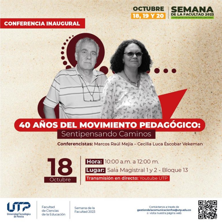 ¡Prográmate para el primer día de la Semana de la Facultad 2023! 