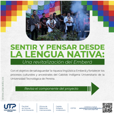 Conozca la agenda del Ciclo de formación: ‘Sentir y pensar desde la lengua nativa: una revitalización del emberá.