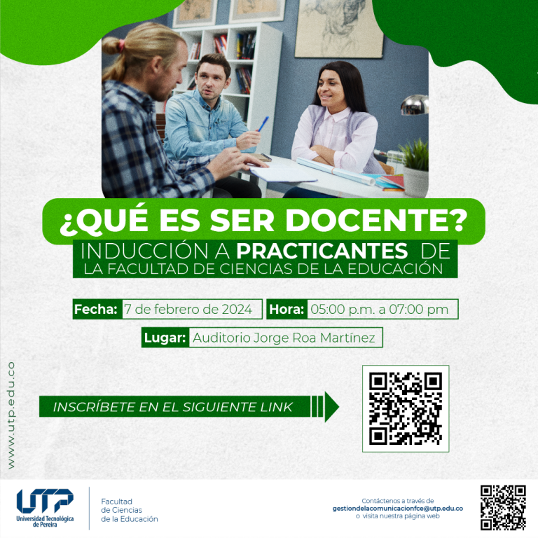 Participa de la inducción a practicantes de la Facultad de Ciencias de la Educación 2024-1