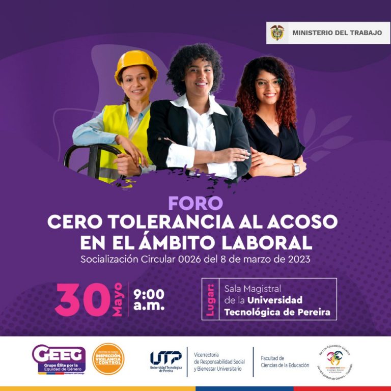 Foro: «Cero tolerancia al acoso en el ámbito laboral»