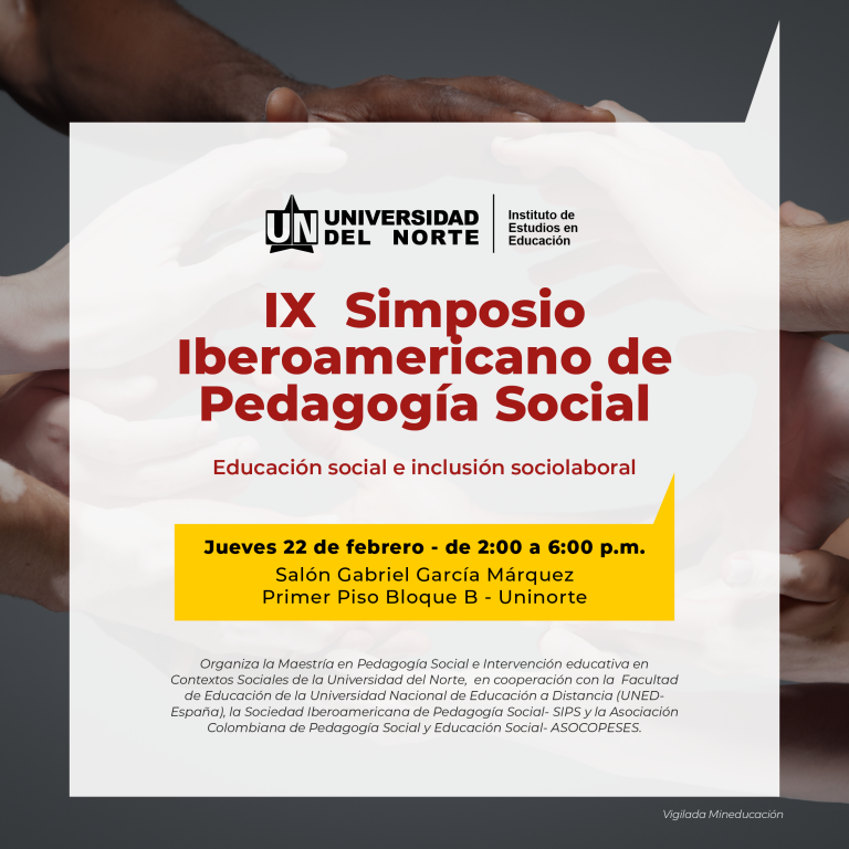 IX Simposio Iberoamericano de Pedagogía Social. Educación social e inclusión sociolaboral
