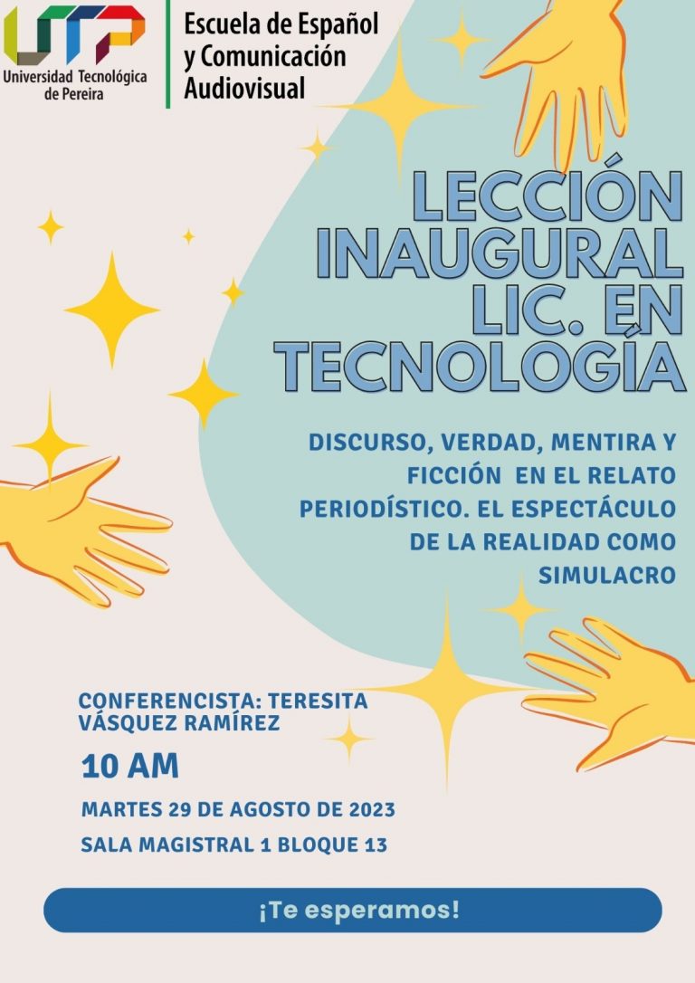 Participa de las lecciones inaugurales de la Escuela de Español y Comunicación Audiovisual.