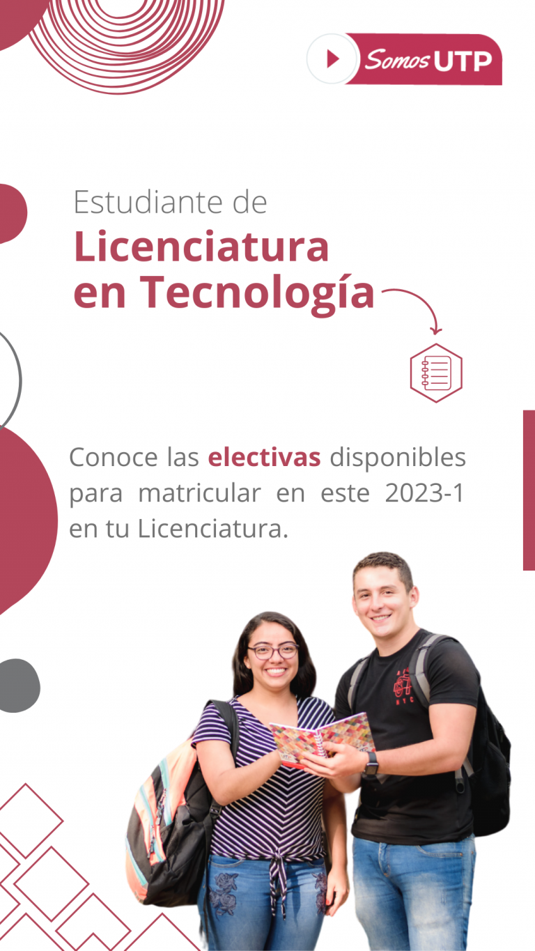 Electivas para la Licenciatura en Tecnología 2023 -1