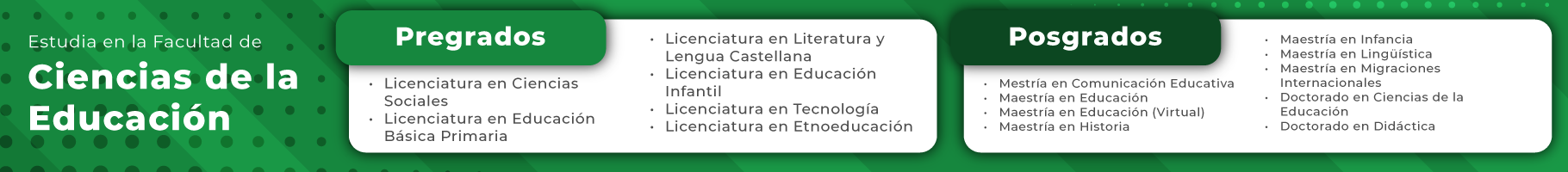Listado de programas de educación actualizados
