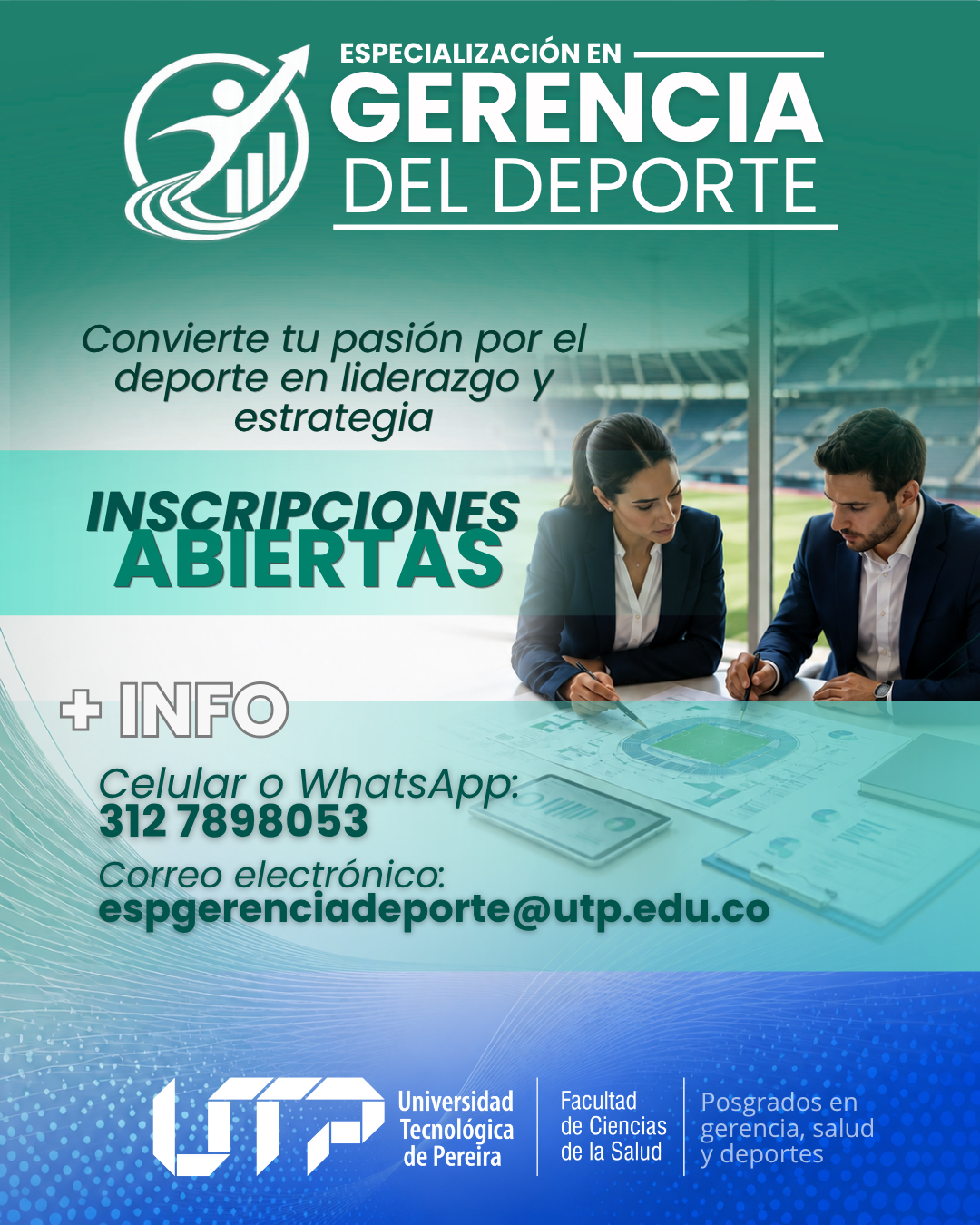 INSCRIPCIONES ABIERTAS ESPECIALIZACIÓN EN GERENCIA DEL DEPORTE