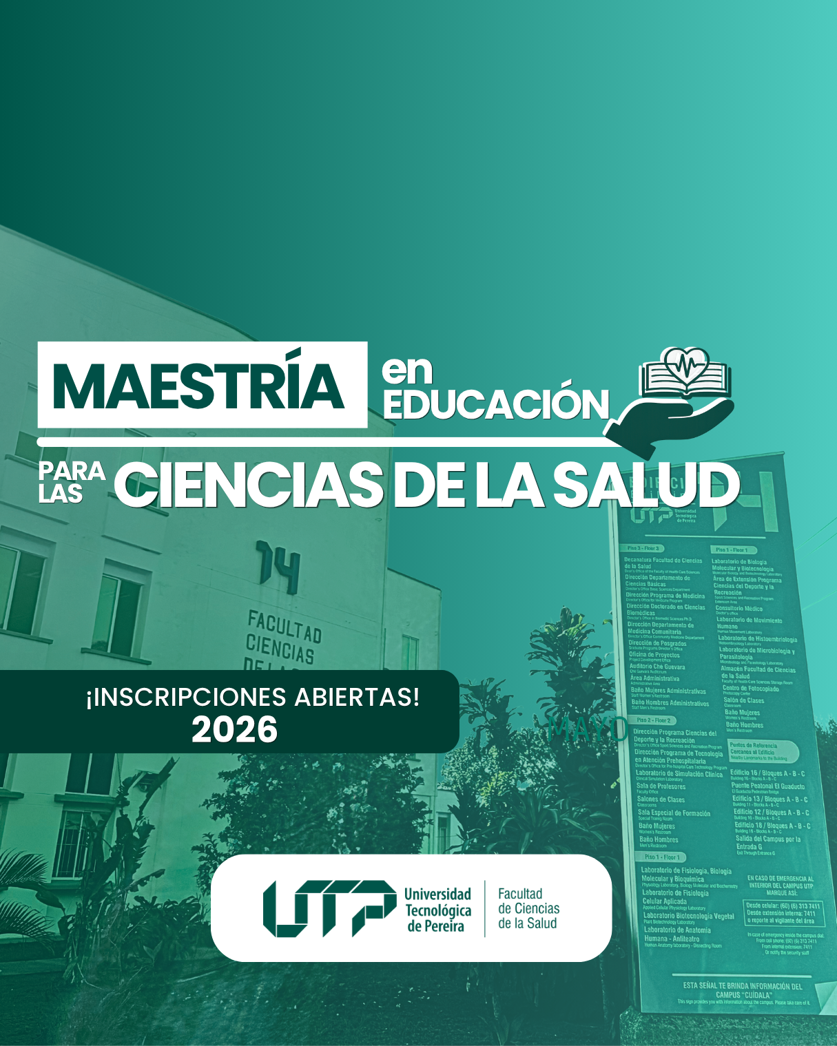 La UTP abre Convocatoria 2026-1 para la Maestría en Educación para las Ciencias de la Salud