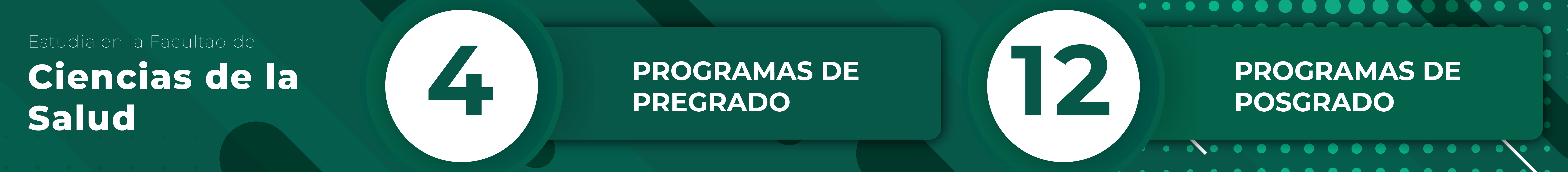 Indicadores Programas Facultad Ciencias de la Salud