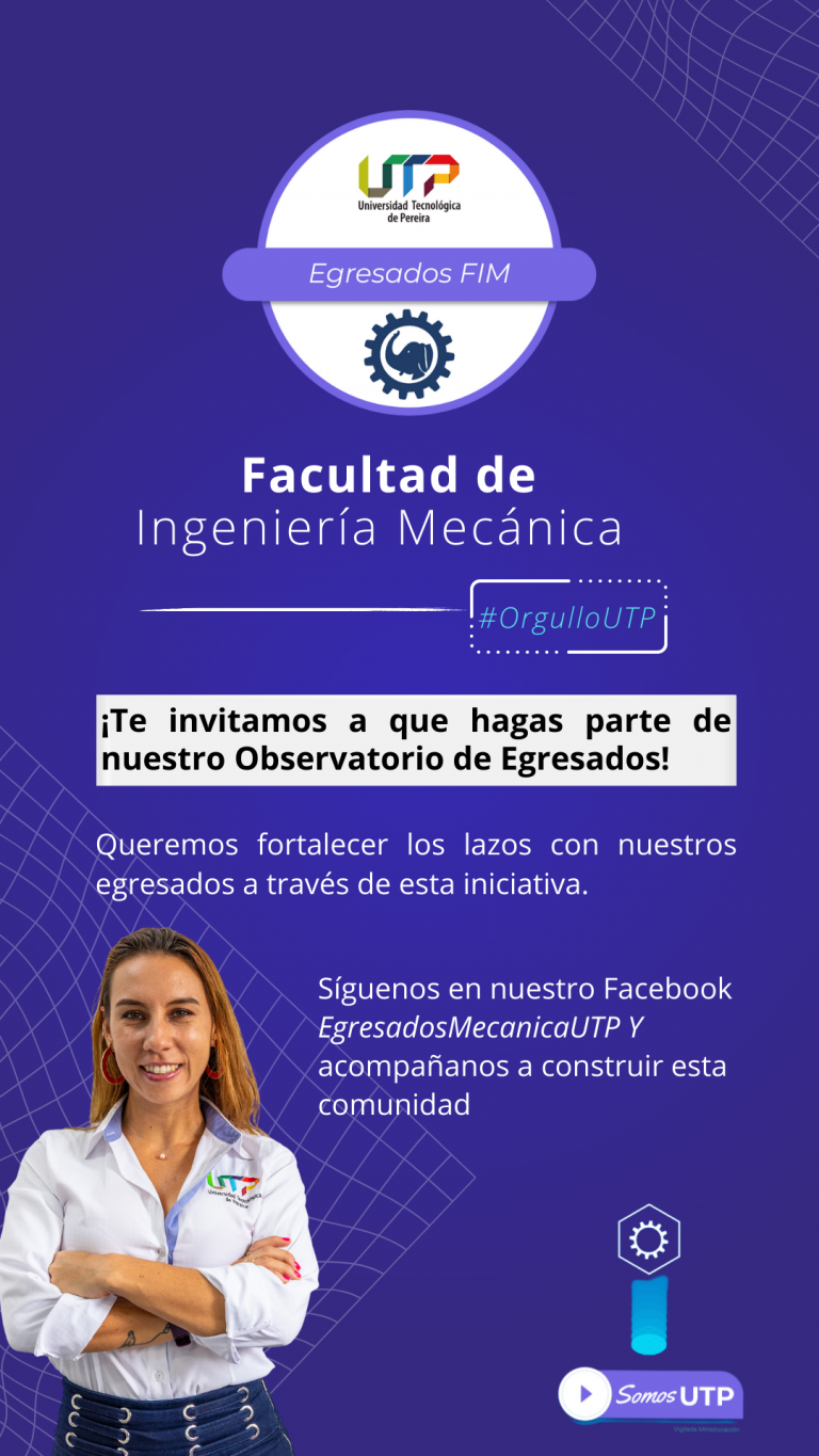 Ayúdanos a construir nuestro Observatorio de Egresados de Ingeniería Mecánica