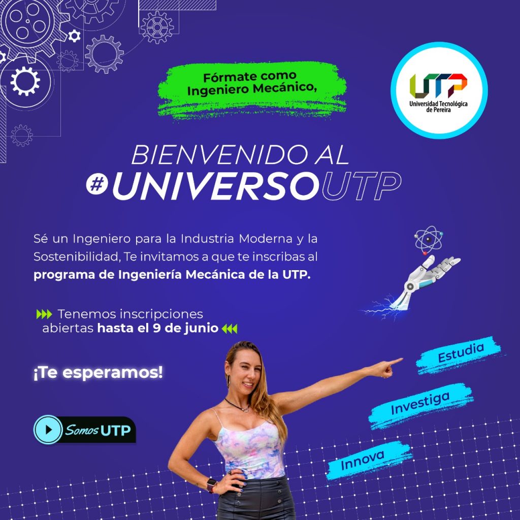 Inscripciones abiertas: Programa de Ingeniería Mecánica 2do_semestre/2022