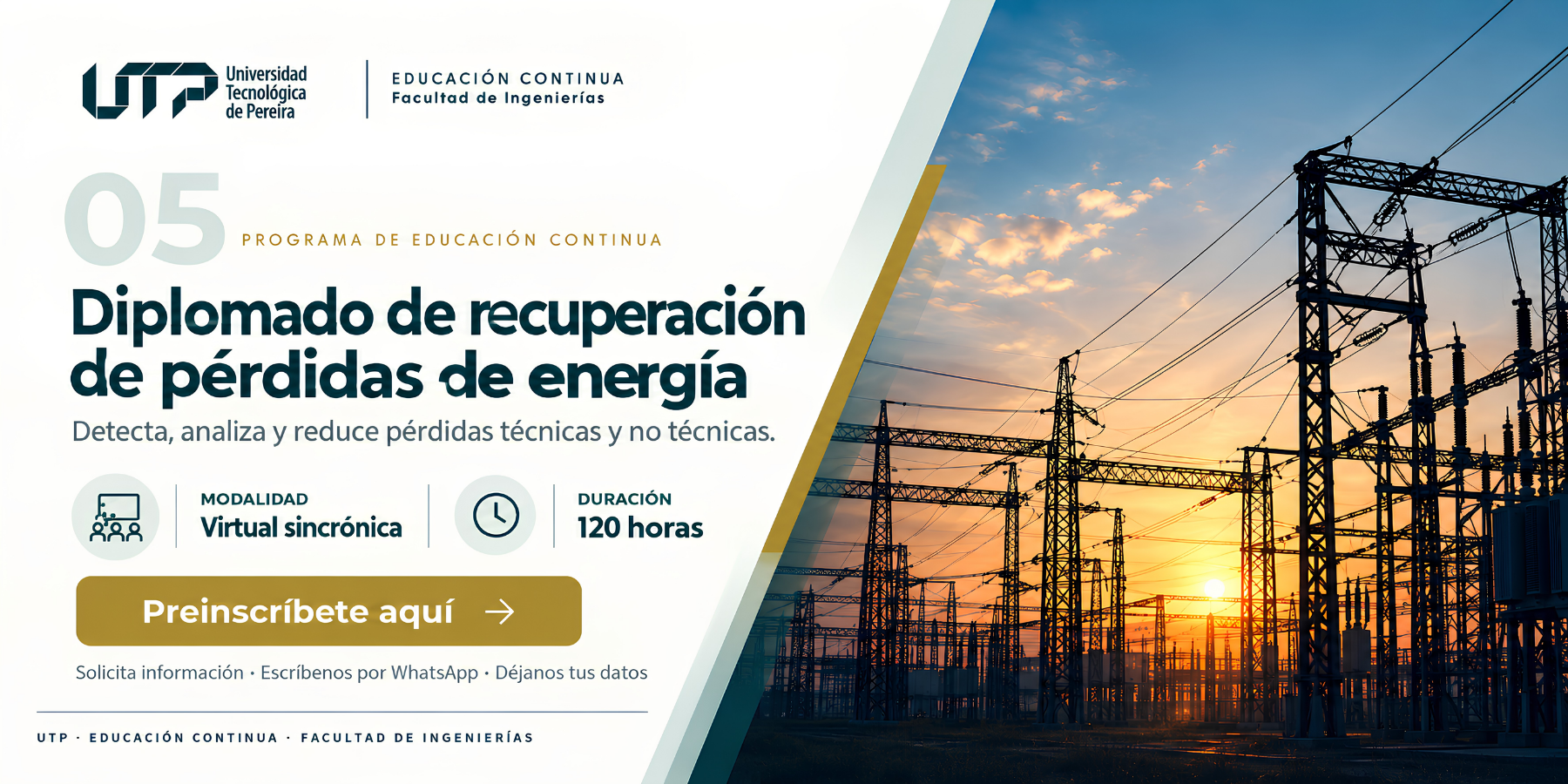 DIPLOMADO DE RECUPERACIÓN DE PÉRDIDAS DE ENERGÍA