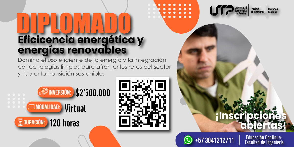 DIPLOMADO EN EFICIENCIA ENERGÉTICA Y ENERGÍAS RENOVABLES 2026