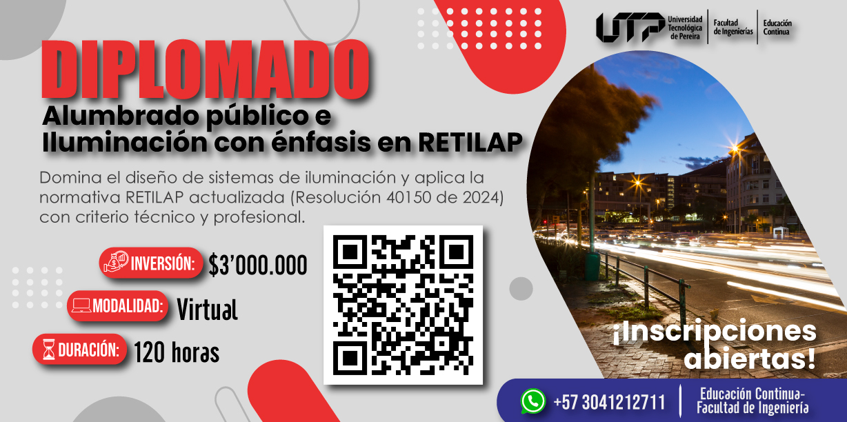 DIPLOMADO EN ILUMINACIÓN CON ÉNFASIS EN RETILAP