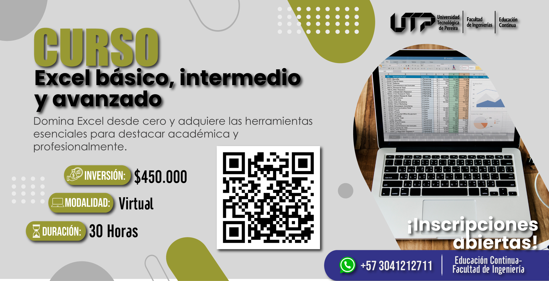 EXCEL BÁSICO, INTERMEDIO Y AVANZADO