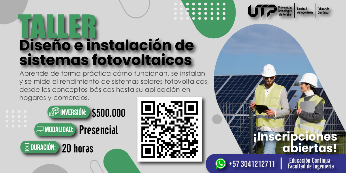 TALLER PRÁCTICO DISEÑO E INSTALACIÓN DE SISTEMAS FOTOVOLTAICOS